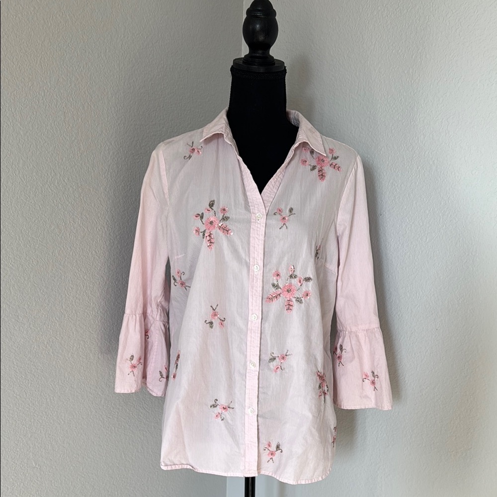 Floral Embroidered Blouse